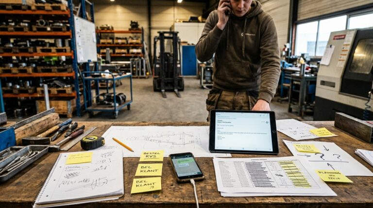 Zoekwerk en misverstanden door verspreide communicatie in jachtservice en jachtbouw projecten